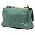 Chanel 19 Flap Large in pelle d'agnello verde - vista 2