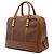 Borsa Boston Velazquez Twist in pelle marrone LOEWE - vista 2