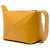 LOEWE Necessaire Puzzle Fold in pelle di vitello lucida gialla - vista 2