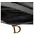 Borsa Saddle Dior Mini in pelle di vitello martellata nera - vista 4