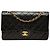 Chanel Black Medium Classic Lambskin Double Flap