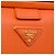 Prada Orange Saffiano Lux Frame Handtasche - Ansicht 5