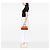 Prada Orange Saffiano Lux Frame Handtasche - Ansicht 6