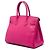 Hermès Birkin Retourne 30 in Chevre de Coromandel Rosa - vista 2
