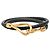 Bracciale Double Tour Jumbo Hook Hermès Black Placcato Oro e Swift