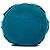 Borsa bucket Chanel Blue CC in camoscio con frange e coulisse - vista 3