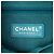 Borsa bucket Chanel Blue CC in camoscio con frange e coulisse - vista 5