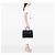 Prada Borsa Galleria Double Zip Grande in pelle Saffiano Nero - vista 6