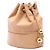 Borsa a secchiello Chanel Brown CC Caviar con coulisse - vista 2