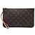 Louis Vuitton Brown Monogram Neverfull Pochette