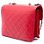 Chanel Red Large Quilted Caviar CC Box Flap - Ansicht 2