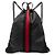 Gucci Black GG Supreme Web Drawstring Backpack
