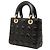 Dior Black Small Lambskin Cannage My ABCDior Lady Dior - vista 2