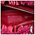 Dior Red Medium Tweed Fringe Rhinestone Lady Dior - vista 5