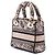 Dior Beige Mini Embroidered Canvas Plan de Paris Lady D Lite - vista 2