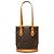 Louis Vuitton Brown Monogram Petit Bucket