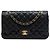 Chanel Black Medium Classic Lambskin Double Flap