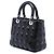 Dior Black Medium Lambskin Cannage Lady Dior - Ansicht 2