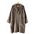 Max Mara cappotto in lana e alpaca marrone