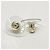 Pendientes de botón Chanel Coco Mark con cristales - vista 5