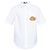 Camicia Versace in cotone bianco con taschino ricamato