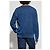 Diesel K-FENICOL Pullover aus blauer Baumwolle - Ansicht 4