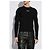 Diesel K-ZACKARY Pullover schwarz Rippstrick - Ansicht 3