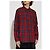 Dsquared2 Karohemd aus roter Baumwollflanell - Ansicht 3