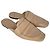 Jil Sander flache Mules aus beigem Leder