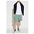 Dsquared2 Sweatshorts aus grüner Baumwolle - Ansicht 2