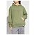 Felpa Balmain con logo verde in cotone - vista 3