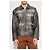 Diesel Giacca in pelle `L-MAYER` - vista 3