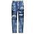 Dsquared2 Big Brother Jeans Denim Blau Patchwork