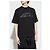 T-shirt nera in cotone con logo ICON Dsquared2 - vista 3