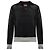 Diesel K-LORENZO Pullover schwarz Baumwolle Smoky-Effekt