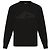 T-shirt nera a maniche lunghe Dsquared2 logo icon cotone