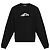 Dsquared2 Schwarzes Baumwoll-Sweatshirt mit Icon Logo