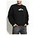 Dsquared2 Schwarzes Baumwoll-Sweatshirt mit Icon Logo - Ansicht 3
