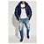 Jeans Bro Dsquared2 Blu Cotone Carrot Fit - vista 2