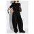 Pantaloni wide-leg neri Dsquared2 in cotone - vista 2