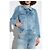 Diesel DE-BONNY Jeansjacke hellblau - Ansicht 3