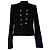Veronica Beard June Band Jacke aus schwarzem Polyester