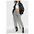 Crop top bianco senza maniche in cotone Dsquared2 con logo - vista 2