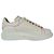 Sneakers Oversized Alexander Mcqueen in pelle bianca