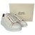 Sneakers Oversized Alexander Mcqueen in pelle bianca - vista 3