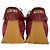 Baskets Loewe Flow Runner en daim bordeaux - vue 14