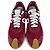 Baskets Loewe Flow Runner en daim bordeaux - vue 17