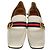 Mocassini Gucci Peyton con perle sintetiche in pelle bianca - vista 3