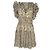 Mini abito con volant Ivy Ulla Johnson in seta multicolore