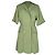 Vestido corto cruzado Sandro en algodón verde